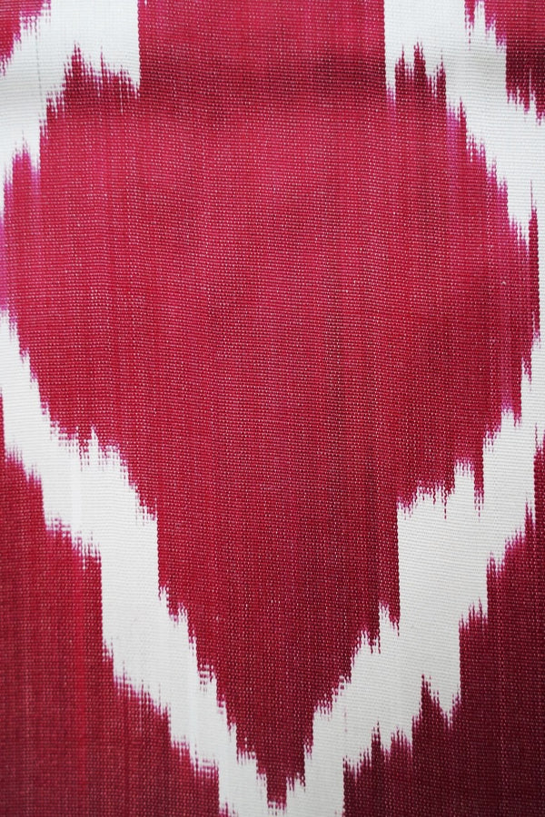 Red Pajama handwoven Ikat Silk - SABINA PATEL