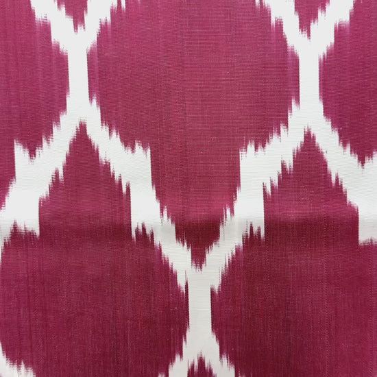 Red Pajama handwoven Ikat Silk - SABINA PATEL